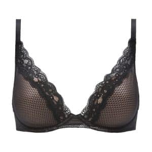Passionata Brooklyn T-shirt BH P57010 011 Sort, 70f, Dame, Størrelse: 70F, Sort