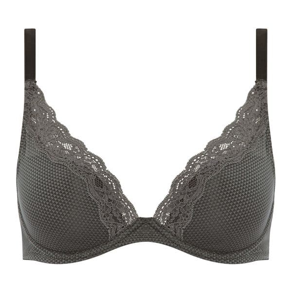 Passionata Brooklyn T-shirt BH P57010 0mx Smoky Grå, 70e, Størrelse: 70E, Farve: Smoky Grå, Dame