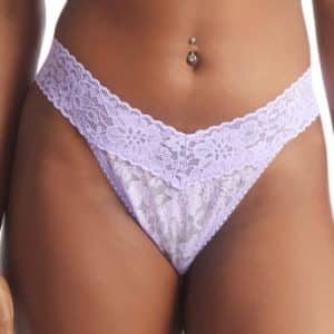 Hanky Panky Trusser Daily Lace Original Rise Thong Lilla nylon One Size Dame